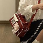 2026 Cute Anime Crossbody Bag for Women, Large Capacity Purse for School, Cosplay & Daily Use. Durable &