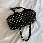 2026 2026 New Korean Sle Large Capaci Shoulder Bag Casual Travel Ladies Handbag Women's Y2k Polka Dot