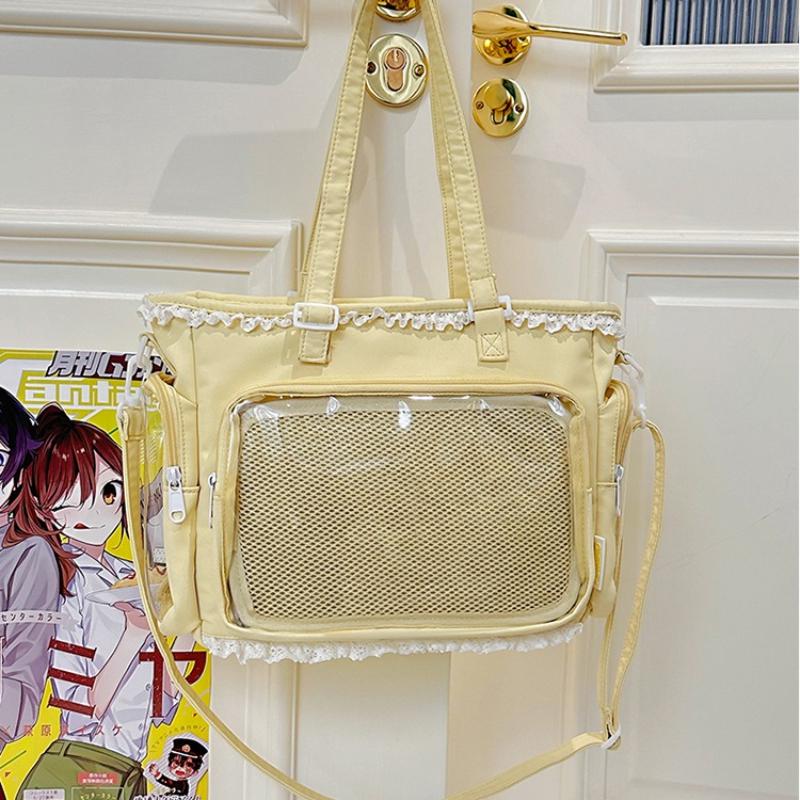 2026 Ballet Girls Large Capacity Kawaii Itabag Japanese Transparent JK Shoulder Crossbody Bags Gift For
