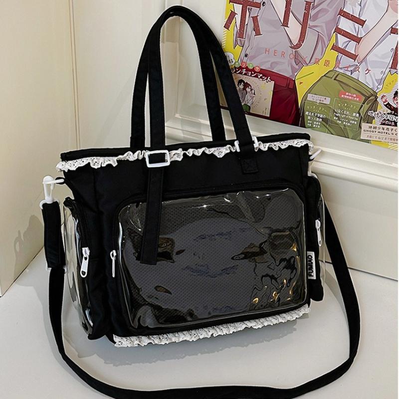 2026 Ballet Girls Large Capacity Kawaii Itabag Japanese Transparent JK Shoulder Crossbody Bags Gift For