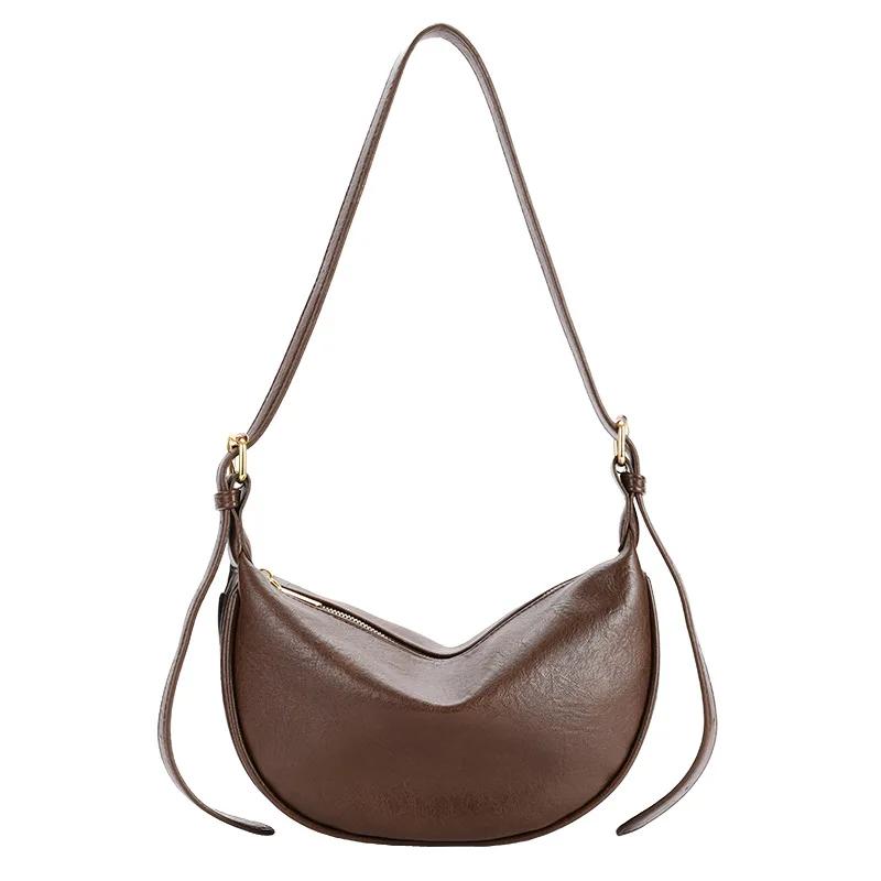 2026 Crossbody Bags for Women Large Capacity Luxury Handbags Solid Soft Shoulder Bags Female Casual