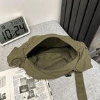 2026 100% Cotton Shoulder Bags Women Large Capacity Canvas Tooling Packages Korea Style Cloth Crossbody