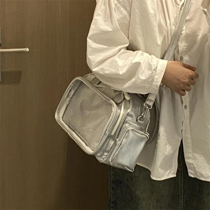 2026 Anime Two-Dimension Japanese Uniform Bag Jk Shoulder Bag Large Capacity Crossbody Versatile Badge