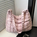2026 2026 New Quilted Puffer Shoulder Bag for Women Large Capacity Tote Sling Bag Fashion Casual