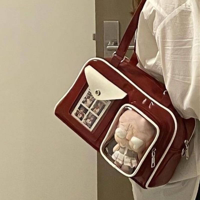 2026 Cute Anime Crossbody Bag for Women, Large Capacity Purse for School, Cosplay & Daily Use. Durable &