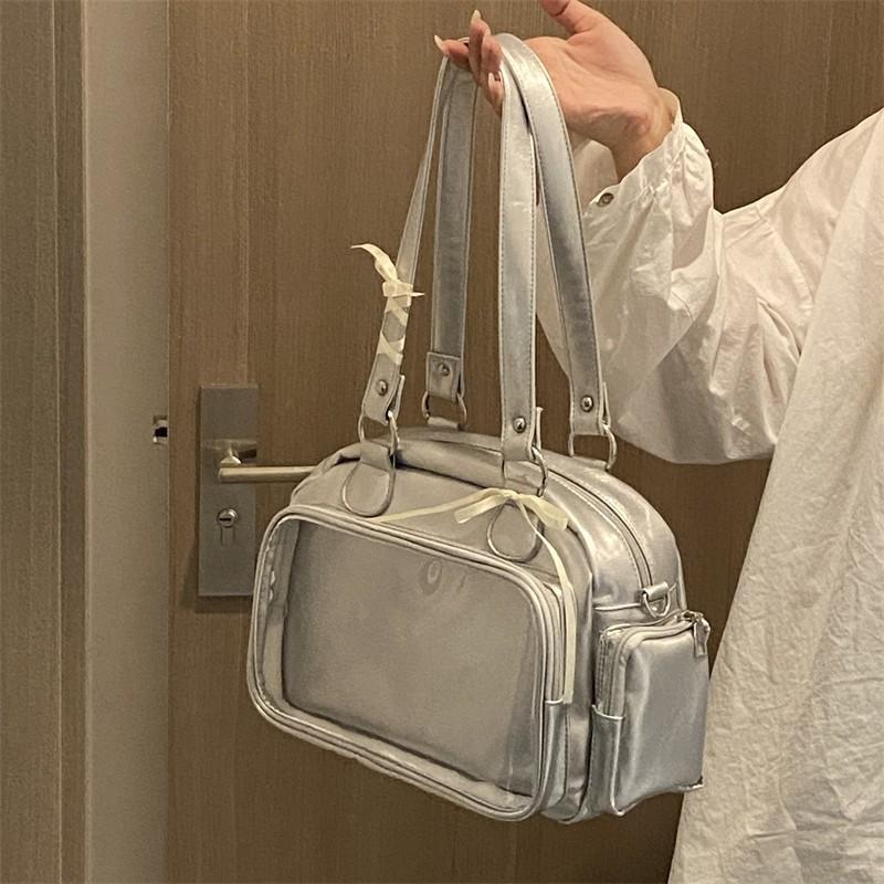 2026 Anime Two-Dimension Japanese Uniform Bag Jk Shoulder Bag Large Capacity Crossbody Versatile Badge