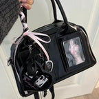 2026 2026 New Y2K Harajuku Shoulder Bag Women Korean Transparent Ita Bag Crossbody Bag Female Japanese