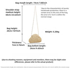 2026 2026 Summer New Straw Weaving Crossbody Bag Fashionable and Casual Shell Bag Women's Shoulder Bag
