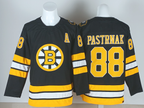 Boston Bruins #88 David Pastrnak Fanatics Black Home Breakaway Embroidery Jersey