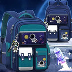 2026 Astronaut Cartoon Backpack Grades 3-6 Large Capacity Schoolbag Outdoor Waterproof School Bag