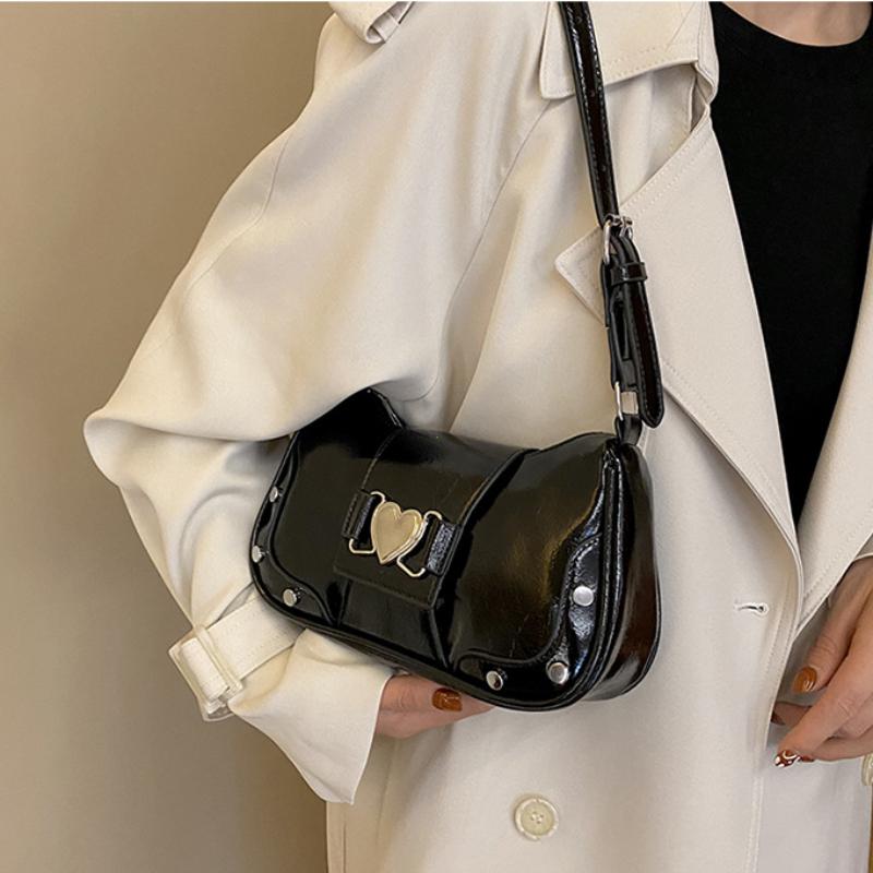 2026 Fashion Women Shoulder Bag Y2K Armpit Bag Luxury Design Bolsos Pleated Underarm Bag Solid Color