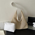 2026 Casual Beach Summer Popular Woven Mother-in-law Bag 2026 Fashionable One-shoulder Seaside Travel