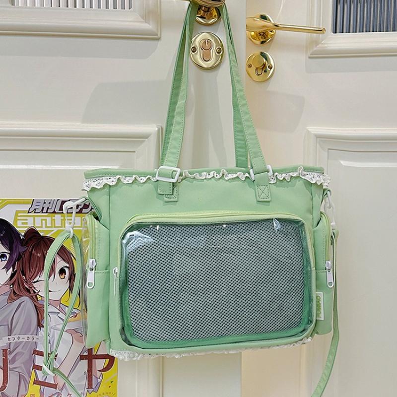 2026 Ballet Girls Large Capacity Kawaii Itabag Japanese Transparent JK Shoulder Crossbody Bags Gift For