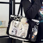 2026 Ballet Girls Large Capacity Kawaii Itabag Japanese Transparent JK Shoulder Crossbody Bags Gift For