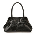 2026 2026 New Large Capacity Soft Leather Pleated Women's Handbag Retro Commuter Tote Bag Quality Single