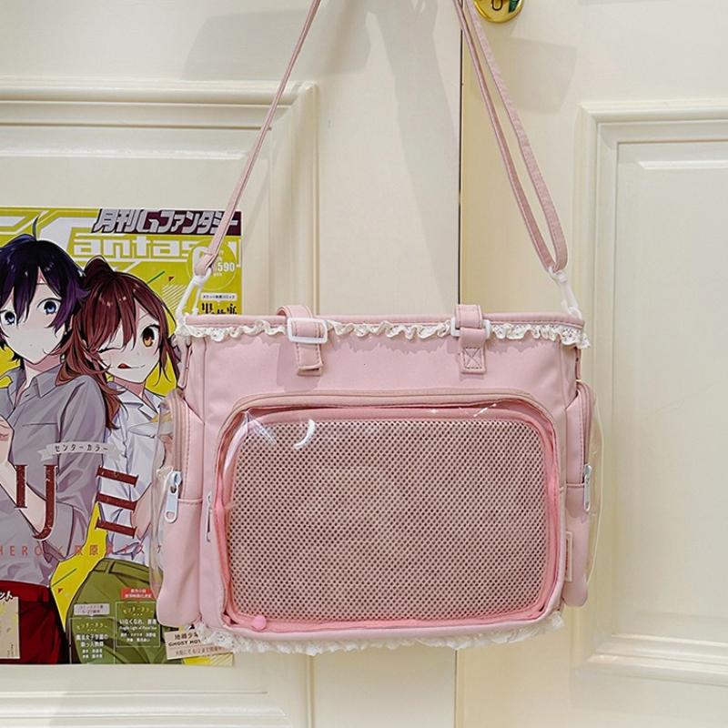 2026 Ballet Girls Large Capacity Kawaii Itabag Japanese Transparent JK Shoulder Crossbody Bags Gift For