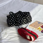 2026 2026 New Korean Sle Large Capaci Shoulder Bag Casual Travel Ladies Handbag Women's Y2k Polka Dot