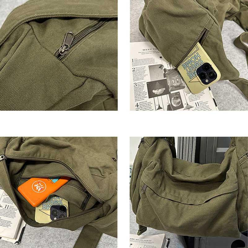 2026 100% Cotton Shoulder Bags Women Large Capacity Canvas Tooling Packages Korea Style Cloth Crossbody