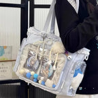 2026 Ballet Girls Large Capacity Kawaii Itabag Japanese Transparent JK Shoulder Crossbody Bags Gift For