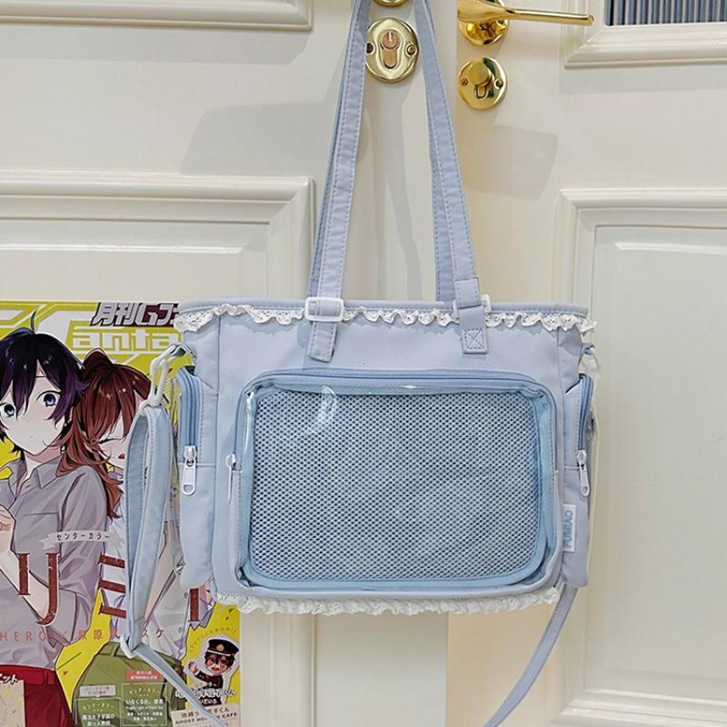 2026 Ballet Girls Large Capacity Kawaii Itabag Japanese Transparent JK Shoulder Crossbody Bags Gift For
