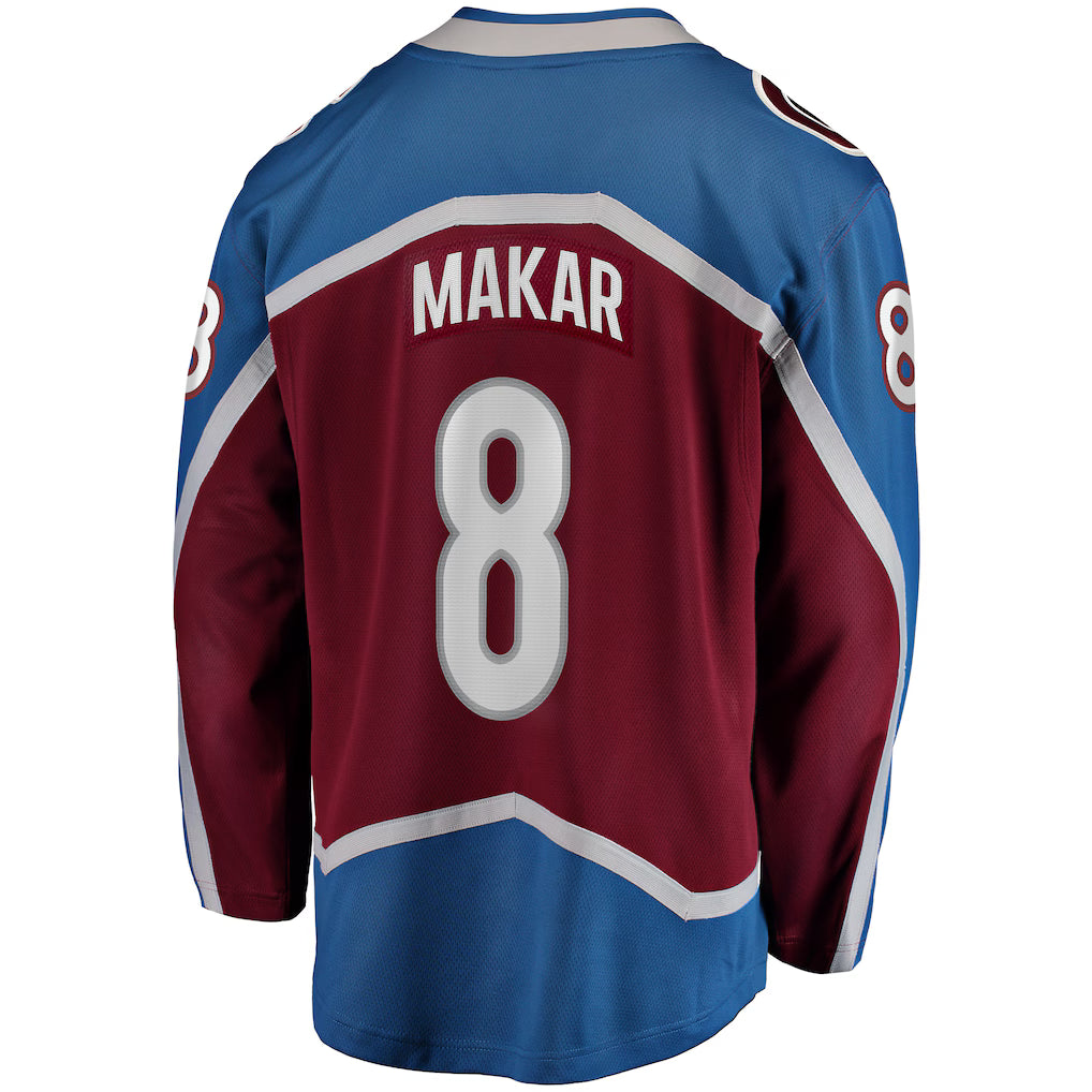 Cale Makar #8 Colorado Avalanche Fanatics Home Breakaway Maroon Embroidery Jersey