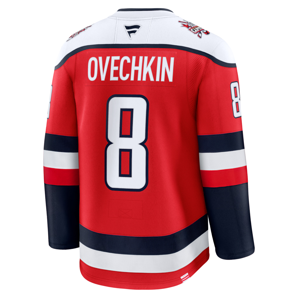 Washington Capitals #8 Alexander Ovechkin Fanatics Red Alternate Premium Embroidery Jersey