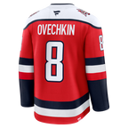Washington Capitals #8 Alexander Ovechkin Fanatics Red Alternate Premium Embroidery Jersey