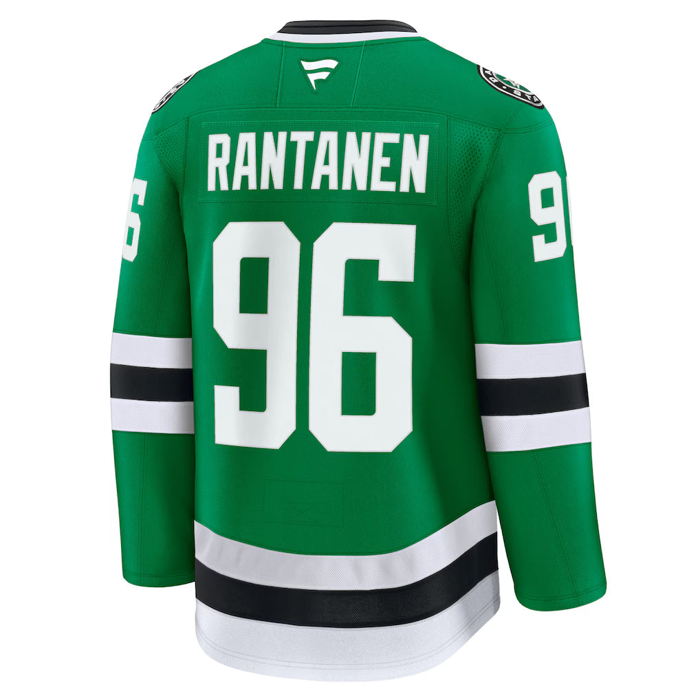 Dallas Stars #96 Mikko Rantanen Fanatics Kelly Green Home Premium Embroidery Jersey