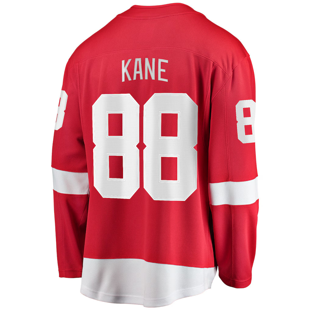 Detroit Red Wings #88 Patrick Kane Fanatics Red Home Breakaway Embroidery Jersey