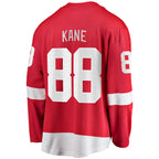 Detroit Red Wings #88 Patrick Kane Fanatics Red Home Breakaway Embroidery Jersey