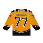 Boston Bruins #77 Ray Bourque Mitchell & Ness Gold 1996-97 Power Embroidery Jersey
