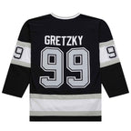 Los Angeles Kings #99 Wayne Gretzky Black 1992-93 Power Play Embroidery Jersey